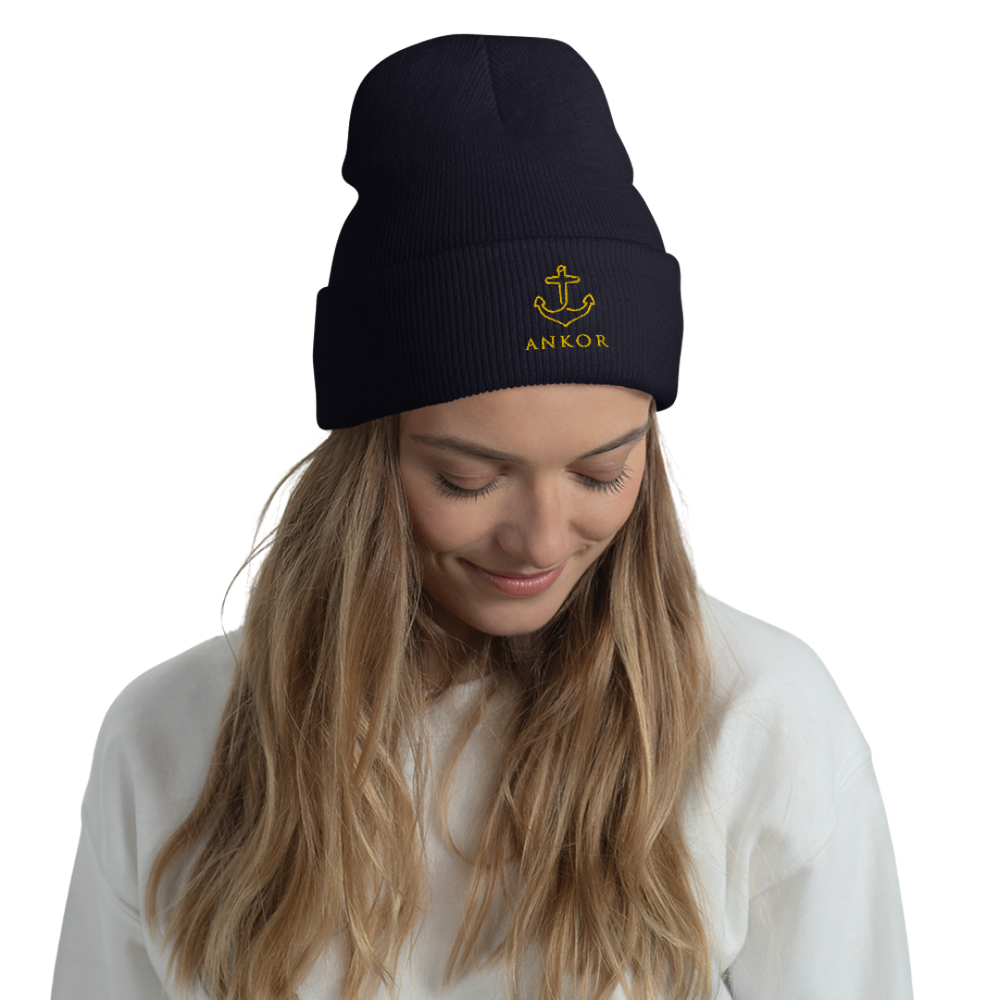 Ankored Beanie | Gold Ankor - The Ankor