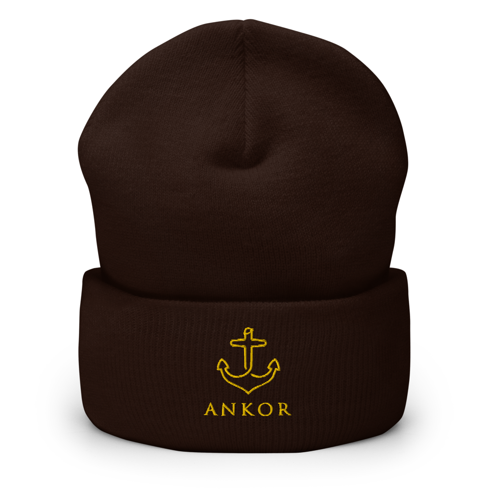 Ankored Beanie | Gold Ankor - The Ankor