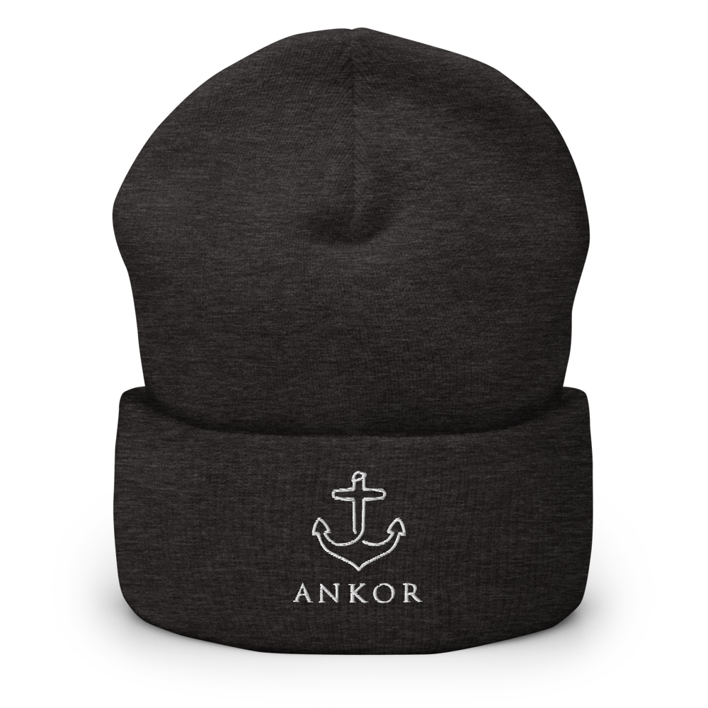 Ankored Beanie | White Ankor - The Ankor