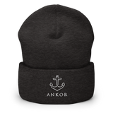 Ankored Beanie | White Ankor - The Ankor