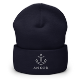 Ankored Beanie | White Ankor - The Ankor