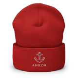 Ankored Beanie | White Ankor - The Ankor